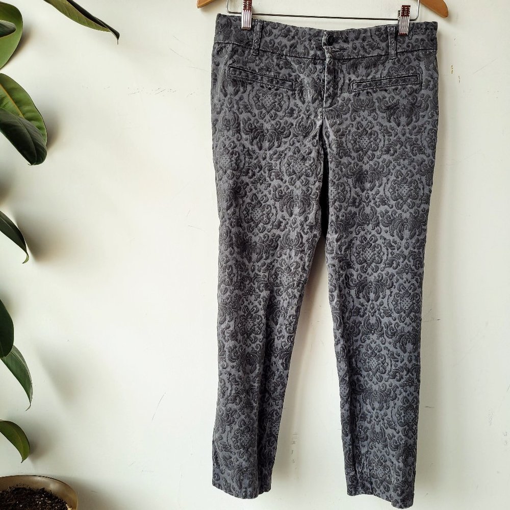 Cartonnier brocade pants, Size 8